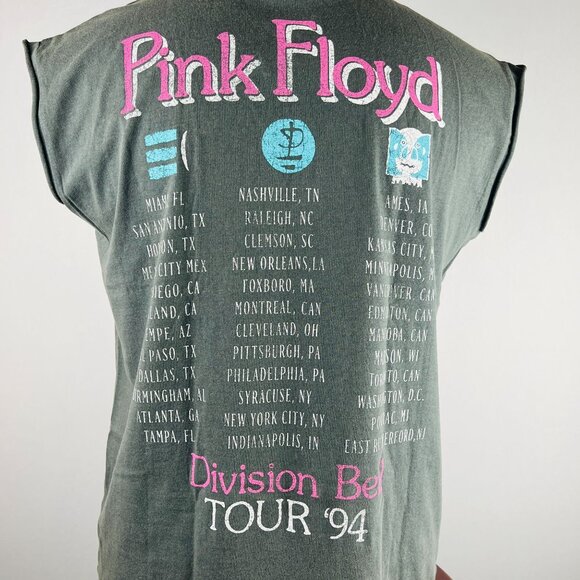 Pink Floyd Division Bell Tour 94 Large Tank Top T-Shirt Shirt - Picture 4 of 6